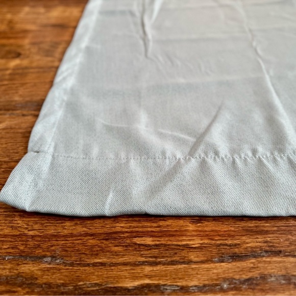 SAGE TEAL GREEN Blackout Lined Heavy Textured Grommet Curtains Drapes 95”x52” - Picture 8 of 15